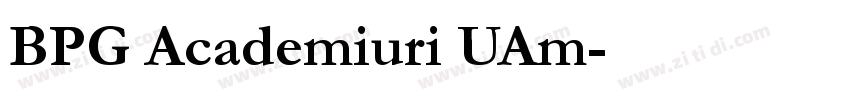 BPG Academiuri UAm字体转换